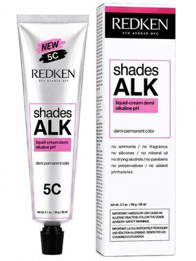 Redken Shades ALK Liquid Cream Demi Permanent Hair Color 5C 2.1 oz